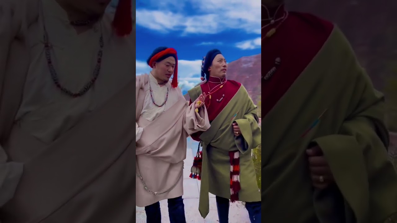 གངས་ཕྲུག་དཔལ་ལྡན་དང་གུ་རུ་ཚེ་རིང་གཉིས་ཀྱི་བརྙན་ཐུང་རྙིང་པ་ཞིག་། #tibetan