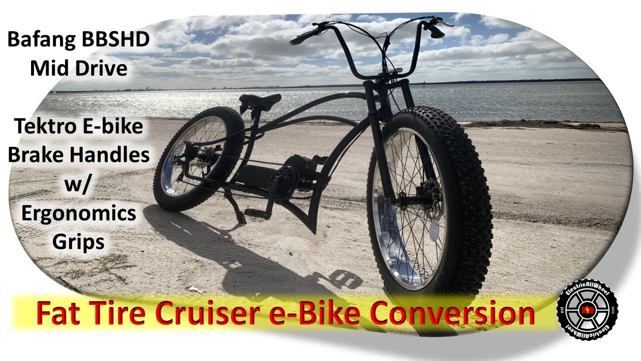Tracer Cruiser Chopper Mid-Drive BBSHD E-Bike Kit how to Build Convert Install Electric Conversion