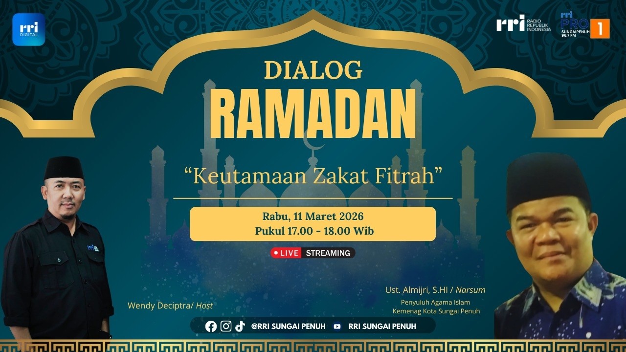 🔴[LIVE] DIALOG RAMADHAN -  “ Keutamaan Zakat Fitrah ”