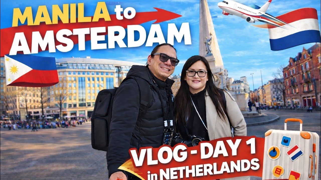MANILA TO AMSTERDAM | Day 1 Europe Tour!