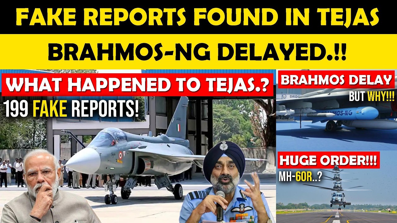 Why Tejas Mk1A Under Investigation?,India&rsquo;s New AWACS,Brahmos-NG delayed,MH-60R New Order