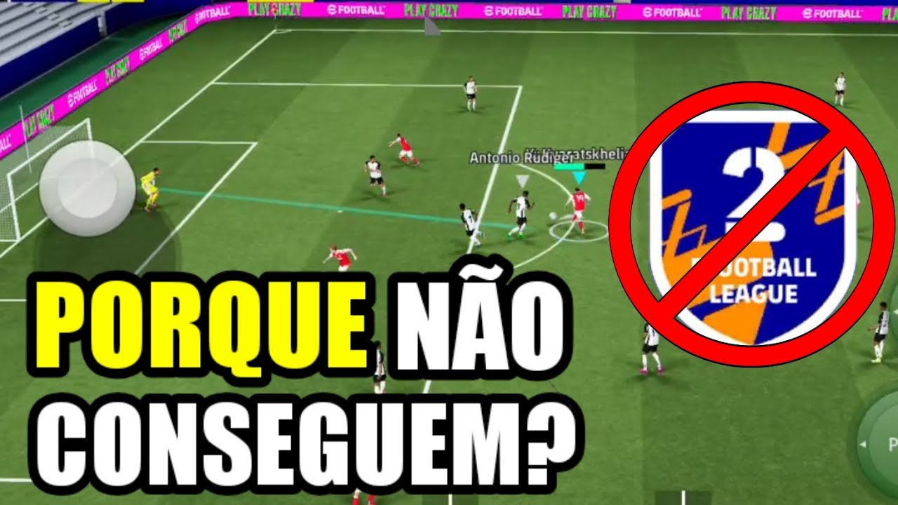 POR QUE muitas pessoas NÃO passam da 2º divisão no eFootball?