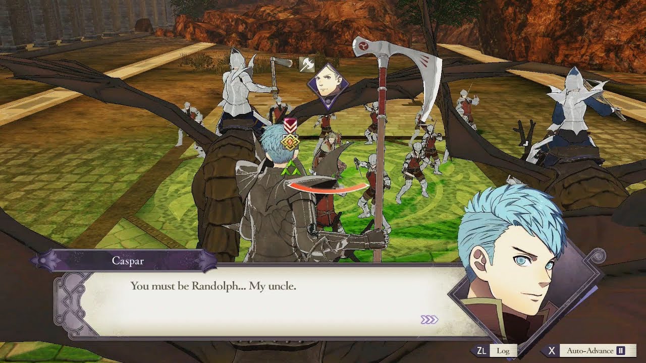 Fire Emblem: Three Houses Caspar Vs Randolph Before/After Timeskip Unique Dialogue