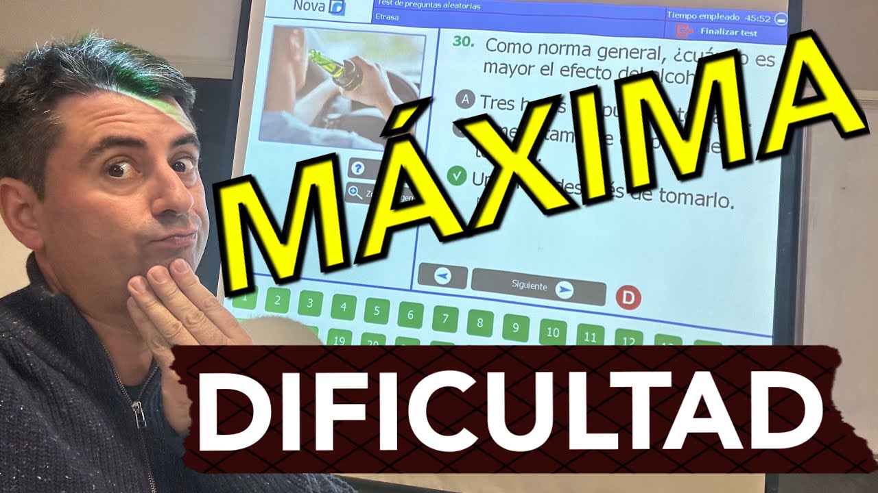 EXAMEN difícil FEBRERO 2024 permiso B