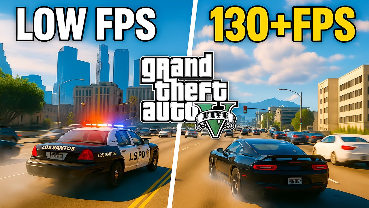 GTA 5 Lag FIXED 😎 | FPS Booster Pack + Ultimate Graphics Settings (Low End PC)