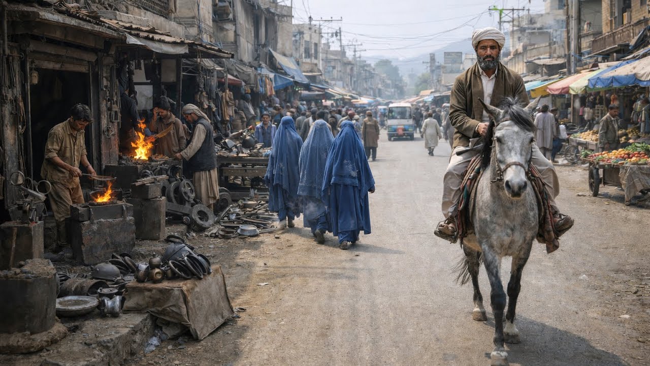 Walking Through Jalalabad Bazaar | Afghanistan | 4K Market Tour 🇦🇫