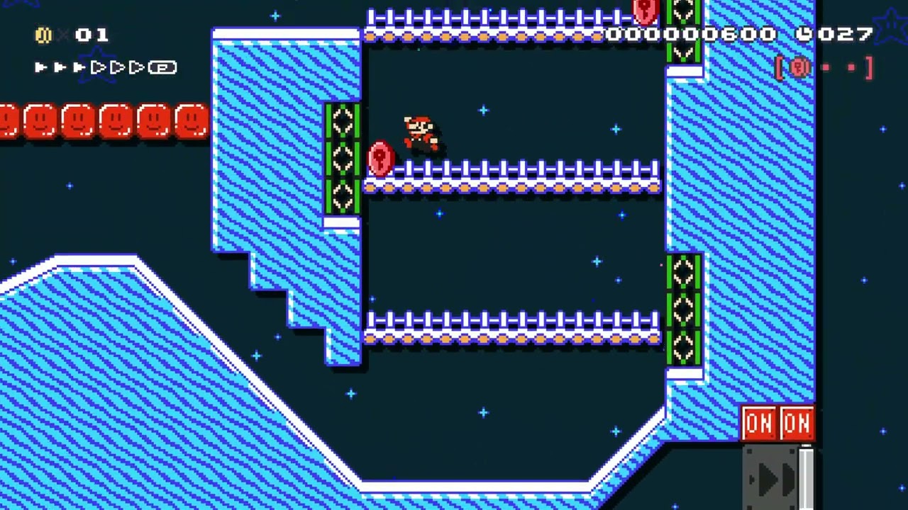 ☆★ The Freezing Run (40s) ★☆ by ElZiruela 🍄Super Mario Maker 2 Switch 2 No Commentary #dtk
