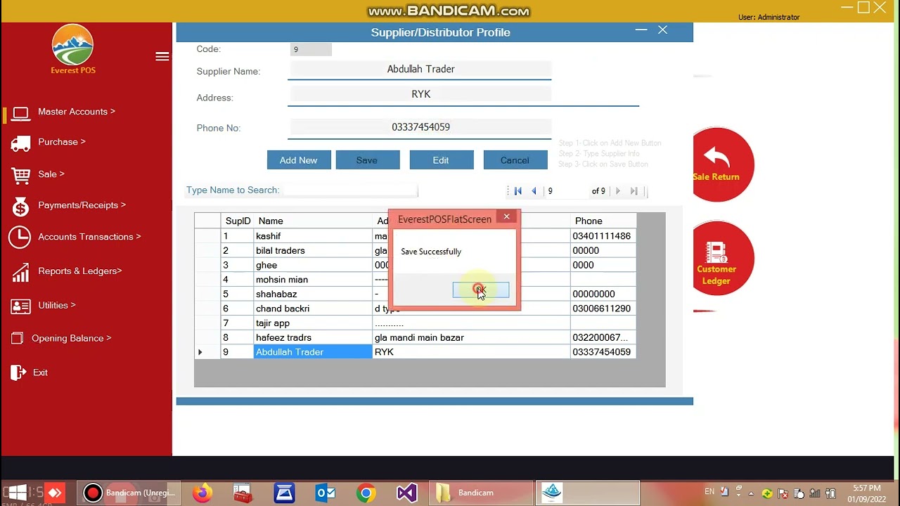 02-  Suppliers/Distributor Account Opening
