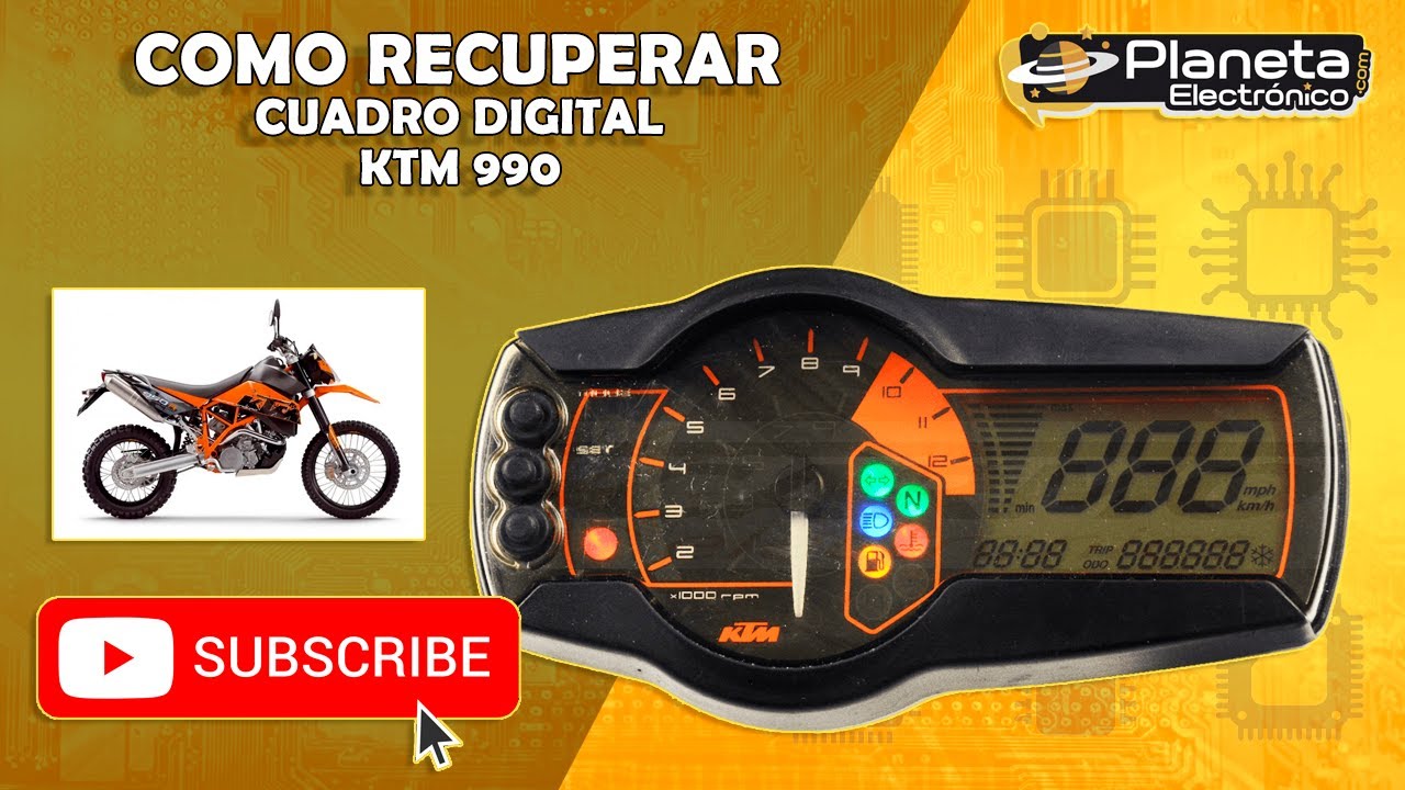 Los FABRICANTES DE MOTO no quieren que sepas ESTO (Como reparar Cuadro Digital KTM 990) moto enduro