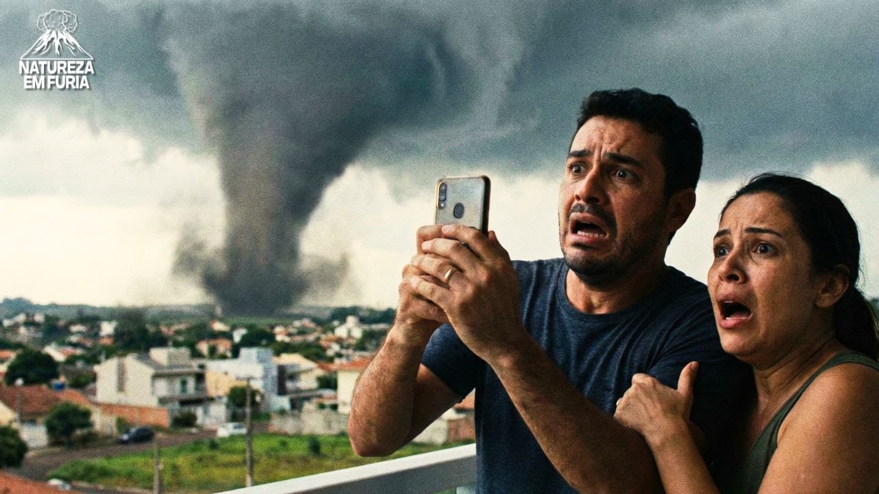 P&Acirc;NICO na GRANDE CURITIBA! TORNADO Toca o Solo e Espalha TERROR  em S&atilde;o Jos&eacute; dos Pinhais.