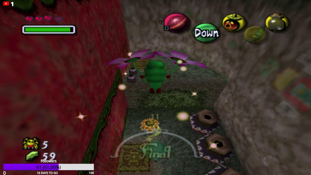 playing The Legend of Zelda Majora's Mask