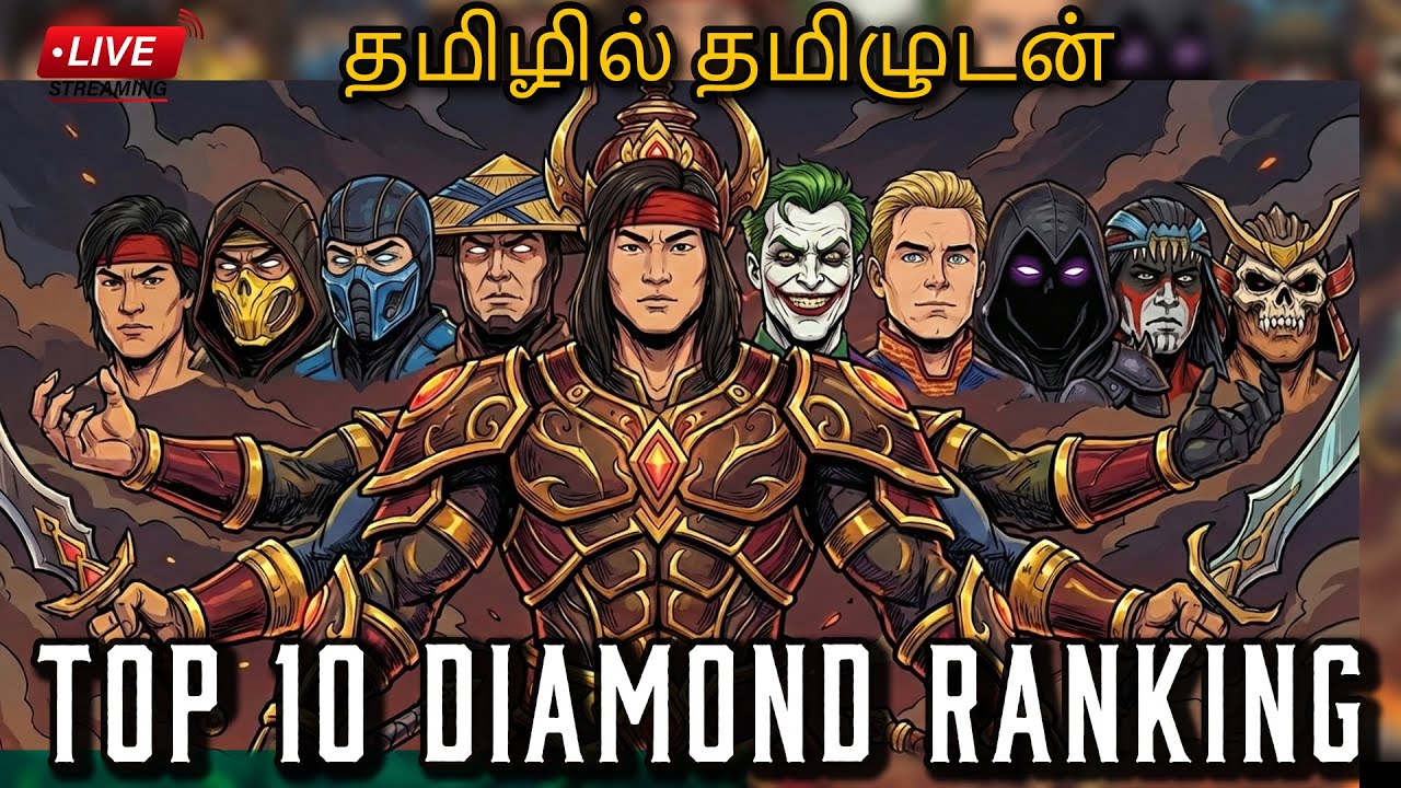 Live : Top 10 Diamond Character Ranking