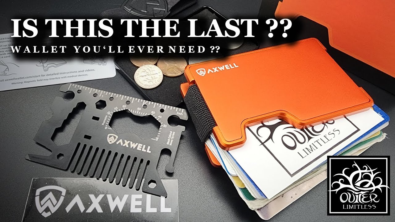 The Last Wallet You'll EVER Need??  Axwell EDC Wallet