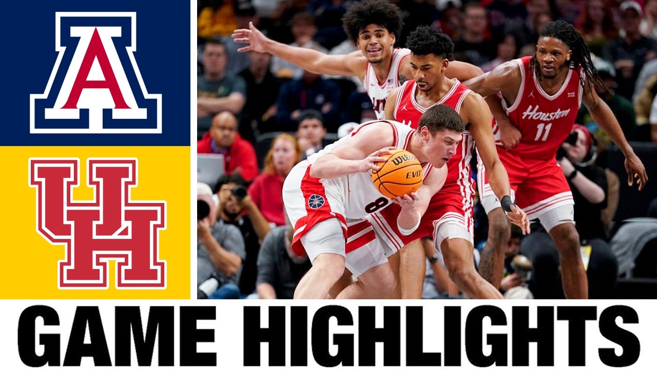 #2 Arizona vs #5 Houston Highlights | Men's Basketball | College Basketball 2026