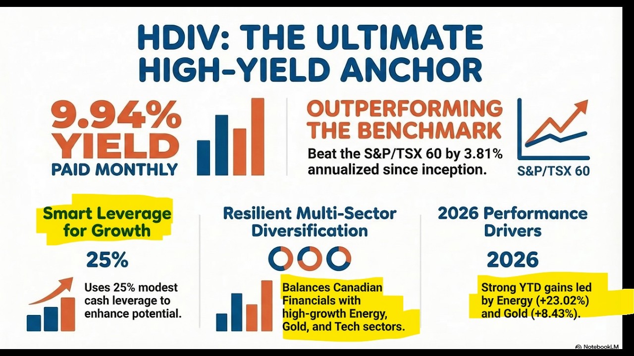 Hamilton #HDIV ETF: Возможно, лучший высокодоходный ETF в 2026 году? Доходность 10% + устойчивост...