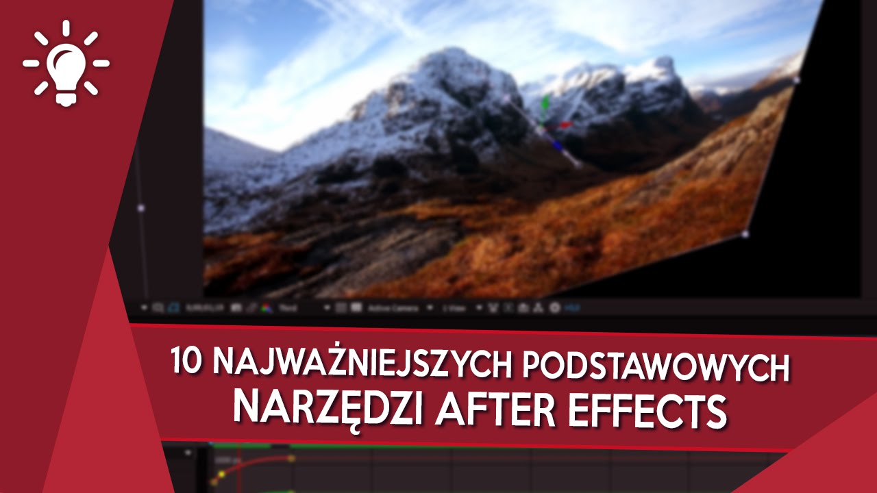 10 Najważniejszych Podstawowych Narzędzi After Effects ▪ Ogólnie #2