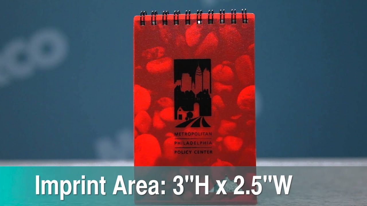Promotional Notebooks - Stone Paper Custom Imprinted Jotters - MARCO