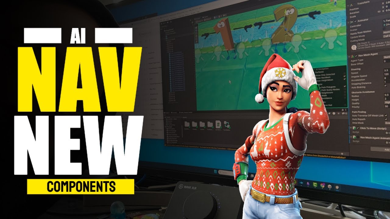 New Unity AI Navigation System - Click To Move & Animation in Unity3d