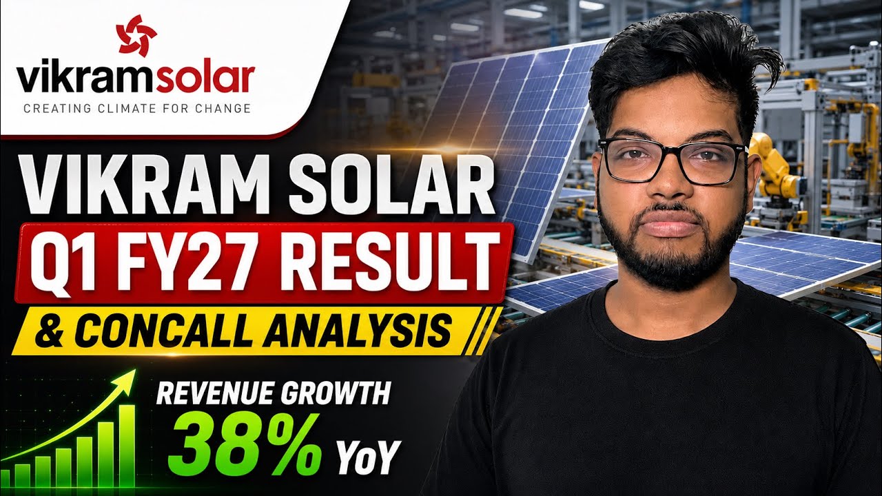 Vikram Solar Q1 FY27 Result and Concall Analysis |revenue growth of 38% YoY