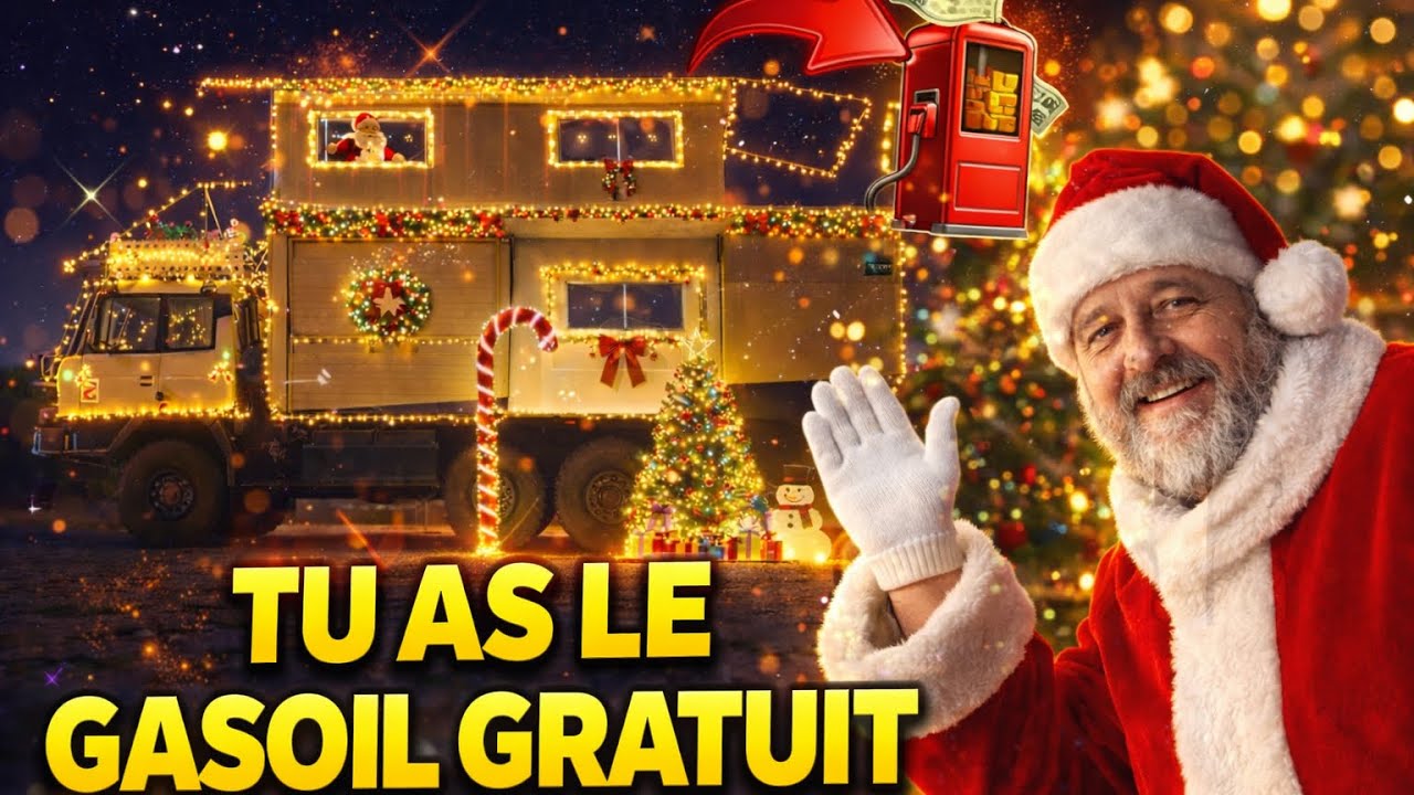 Tu as le gasoil gratuit… 🎅🚛 | Spécial Noël sur la route