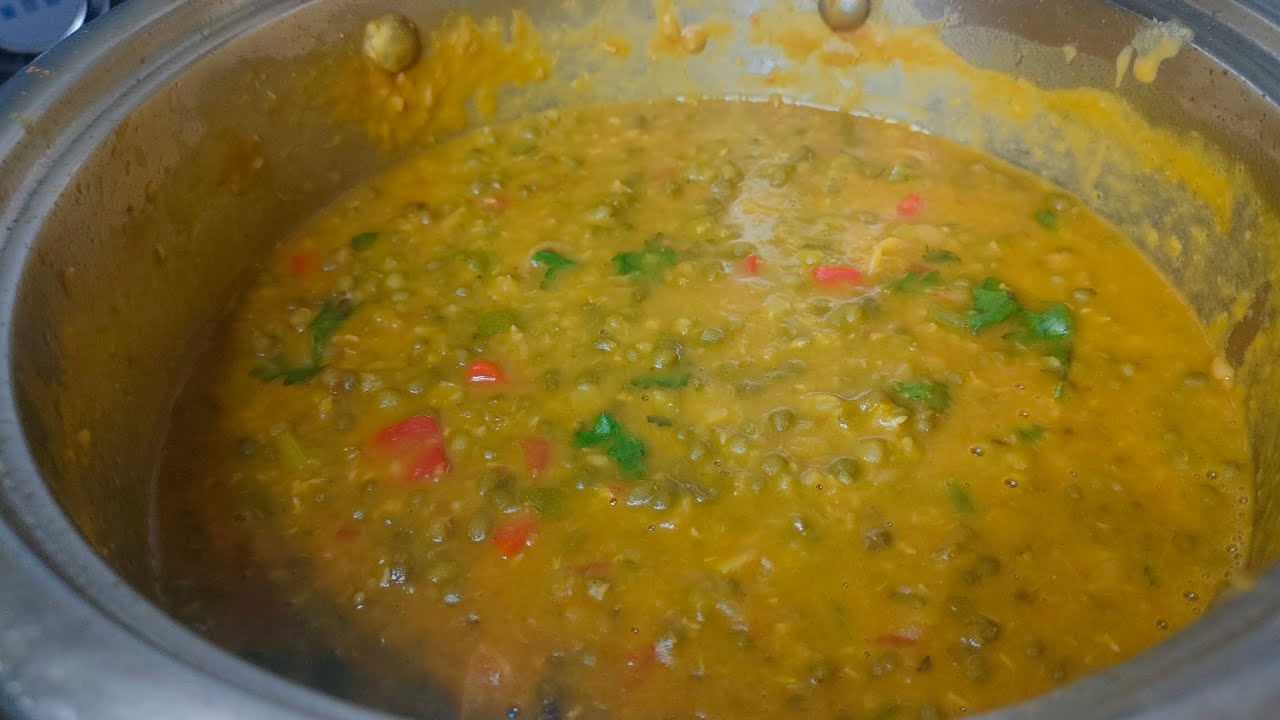 green grams/ndengu simple recipe with coconut milk