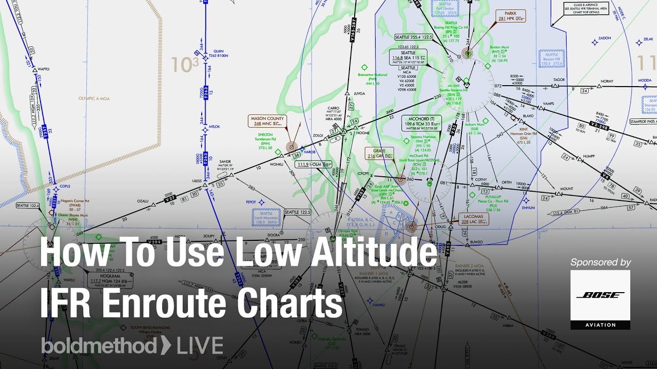 How To Use Low Altitude IFR Enroute Charts: Boldmethod Live