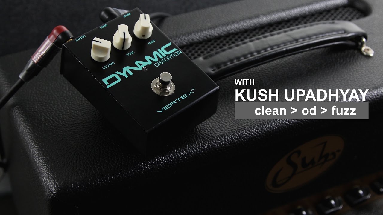 Dynamic Distortion: from Fuzz, to Overdrive, to Clean Tone (Strat)