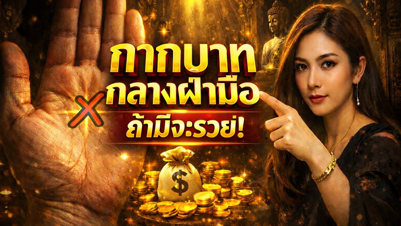 หมอดูหลายสายพูดตรงกันคนลายมือกากบาทรีบฟังด่วนแล้วคุณจะรู้#เตือนแล้วนะ#ฟังจบแล้วรวย#ความเชื่อ