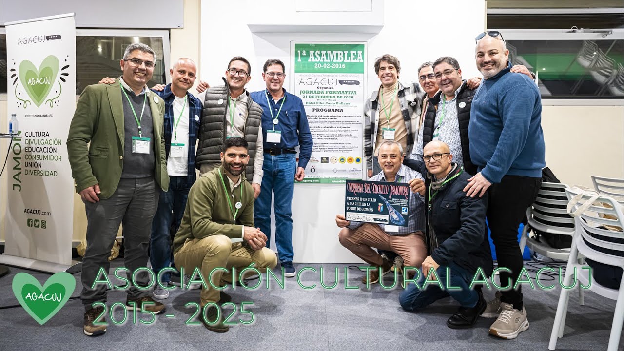 AGACUJ · 10 años de camino, jamón y familia💚💚💚