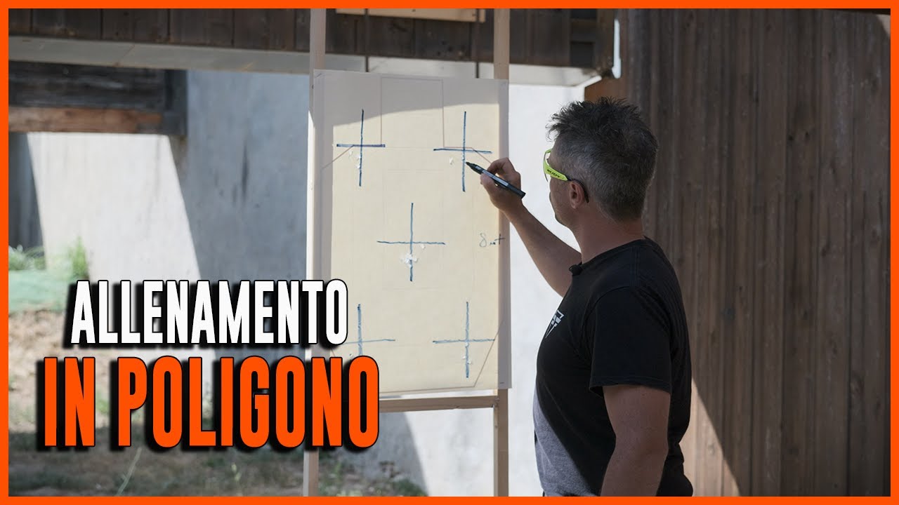 Come fare un allenamento di tiro completo in poligono? 200 colpi, 4 bersagli e 30 minuti