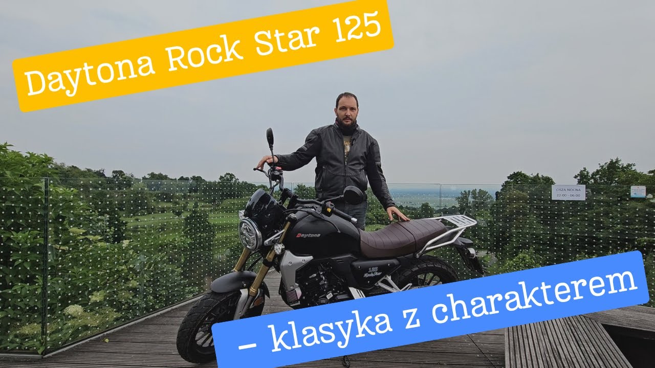 [HD]Test i prezentacja  Daytona Rockstar 125