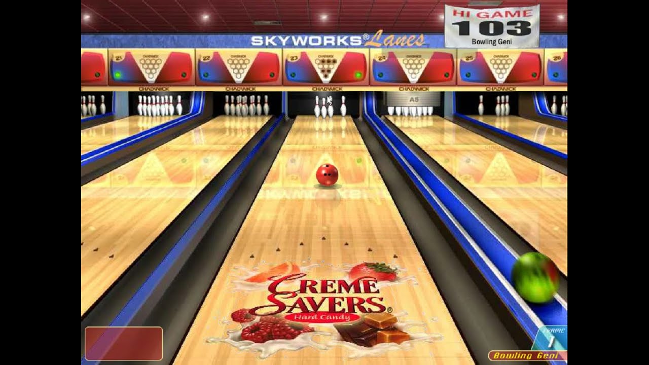 Creme Savers Ten pin Championship Bowling (Windows game 2003)