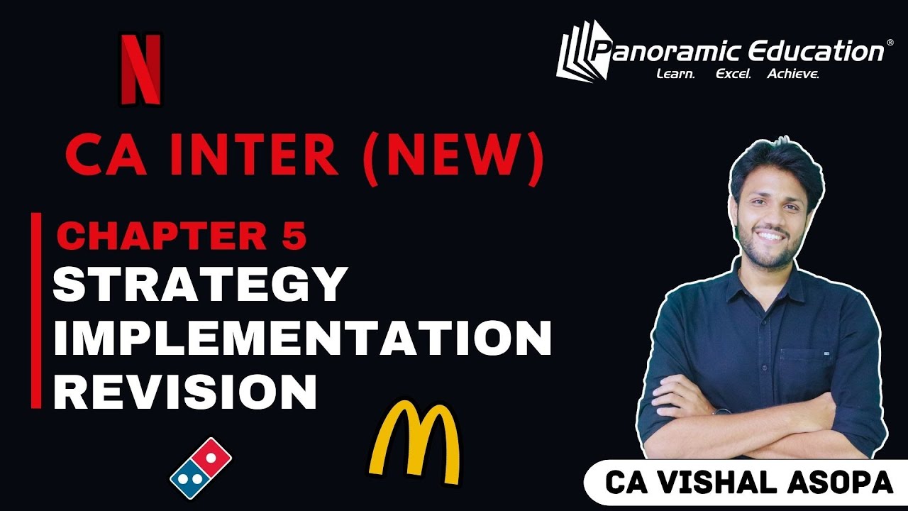 Revision | Inter SM | Strategy Implementation Revision | Chapter 5 |  CA Vishal Asopa