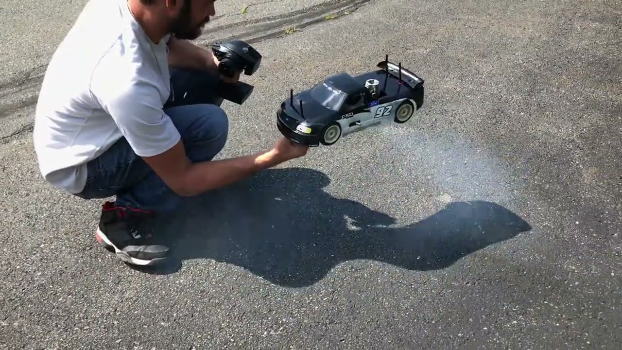 HPI RS4 NITRO RC F150 PICKUP TRUCK FIRST DRIVE ON CUSTOM BLEND FUEL !!!