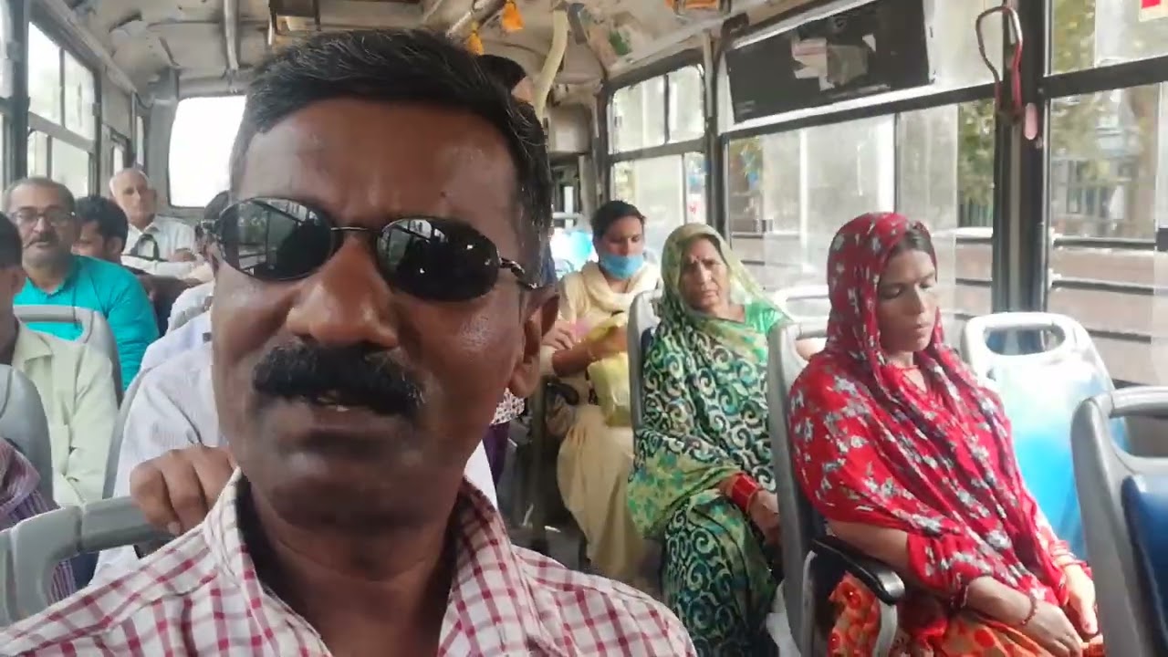 very long time back travelling in bus in Delhi