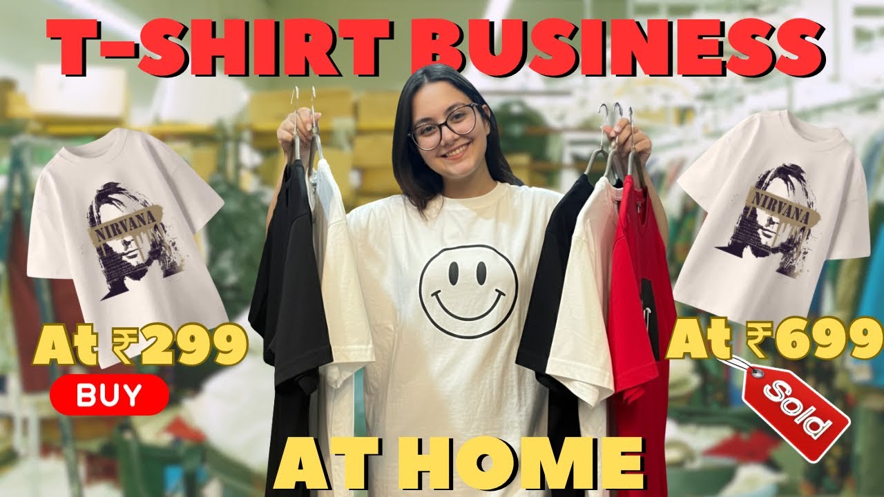 How to start T-shirt Business at HOME? Full Journey ‼️