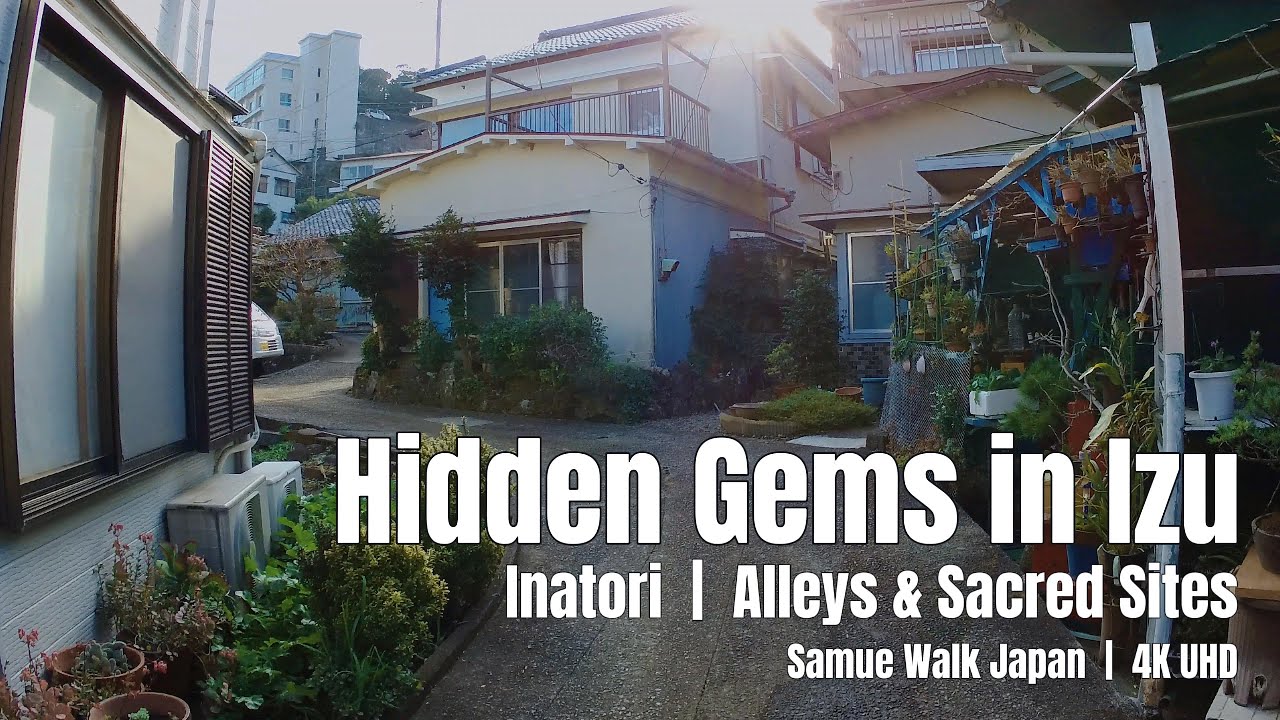 伊豆稲取ひとり散歩 | 4K Walk 1H50Min | Izu-Inatori Japan 2025