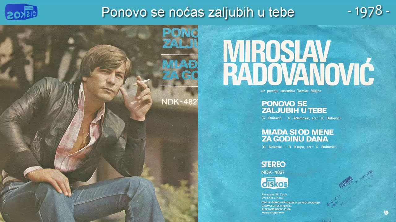 Miroslav Radovanovic - Ponovo se nocas zaljubih u tebe - (Audio 1978)