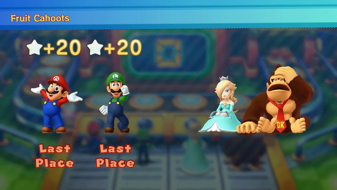 Mario Party 10 - Mario vs Luigi vs Rosalina vs Donkey Kong - Airship Central
