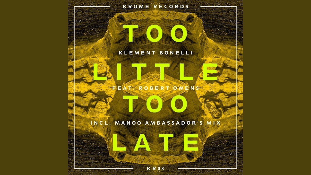 Too Little Too Late (Manoo Ambassador's Mix)