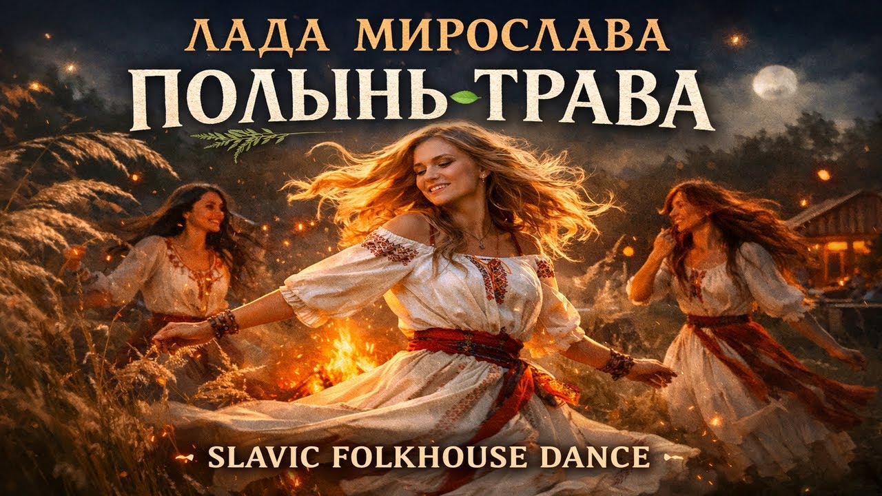 ЛАДА МИРОСЛАВА — ПОЛЫНЬ-ТРАВА 🌿 Slavic FolkHouse Dance (Official Video)