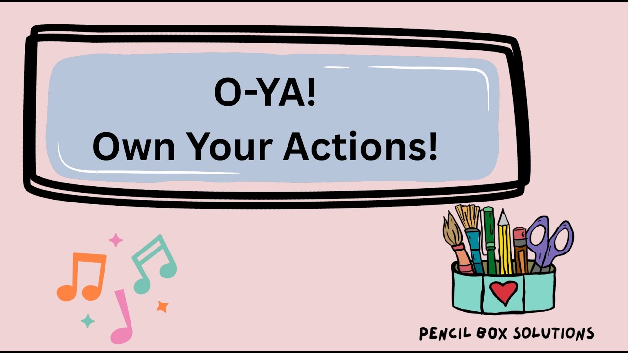 O-YA (Own Your Actions) lyrics included