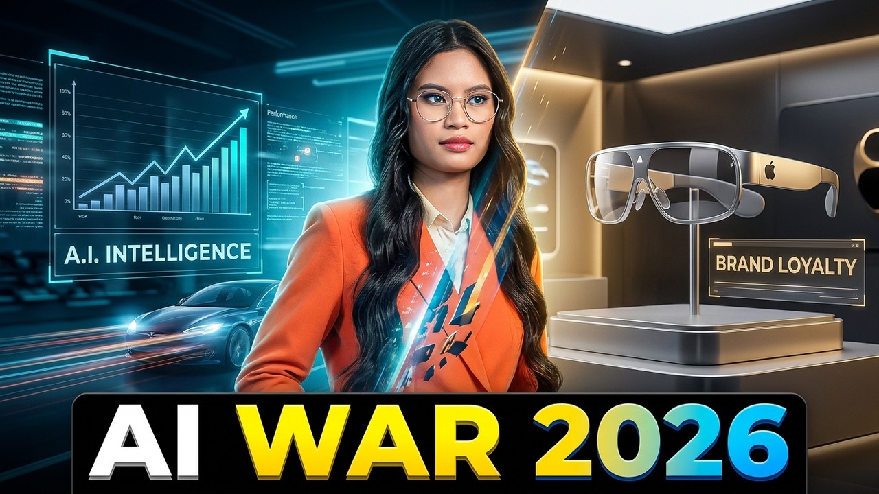 tesla vs apple fight for ai marketing dominance in 2026 #apple #tesla #WebSucces