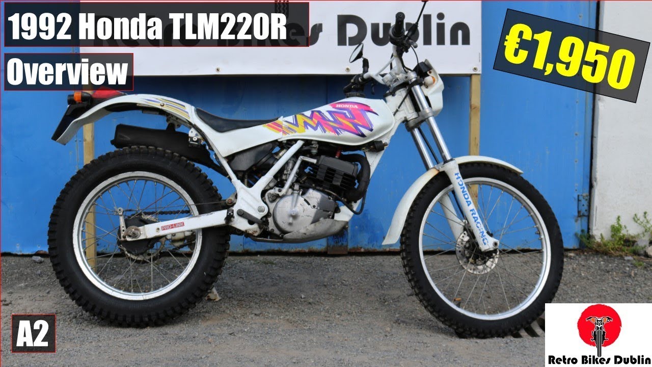 Honda TLM220R White JDM  - honda tlm220r white jdm review / overview