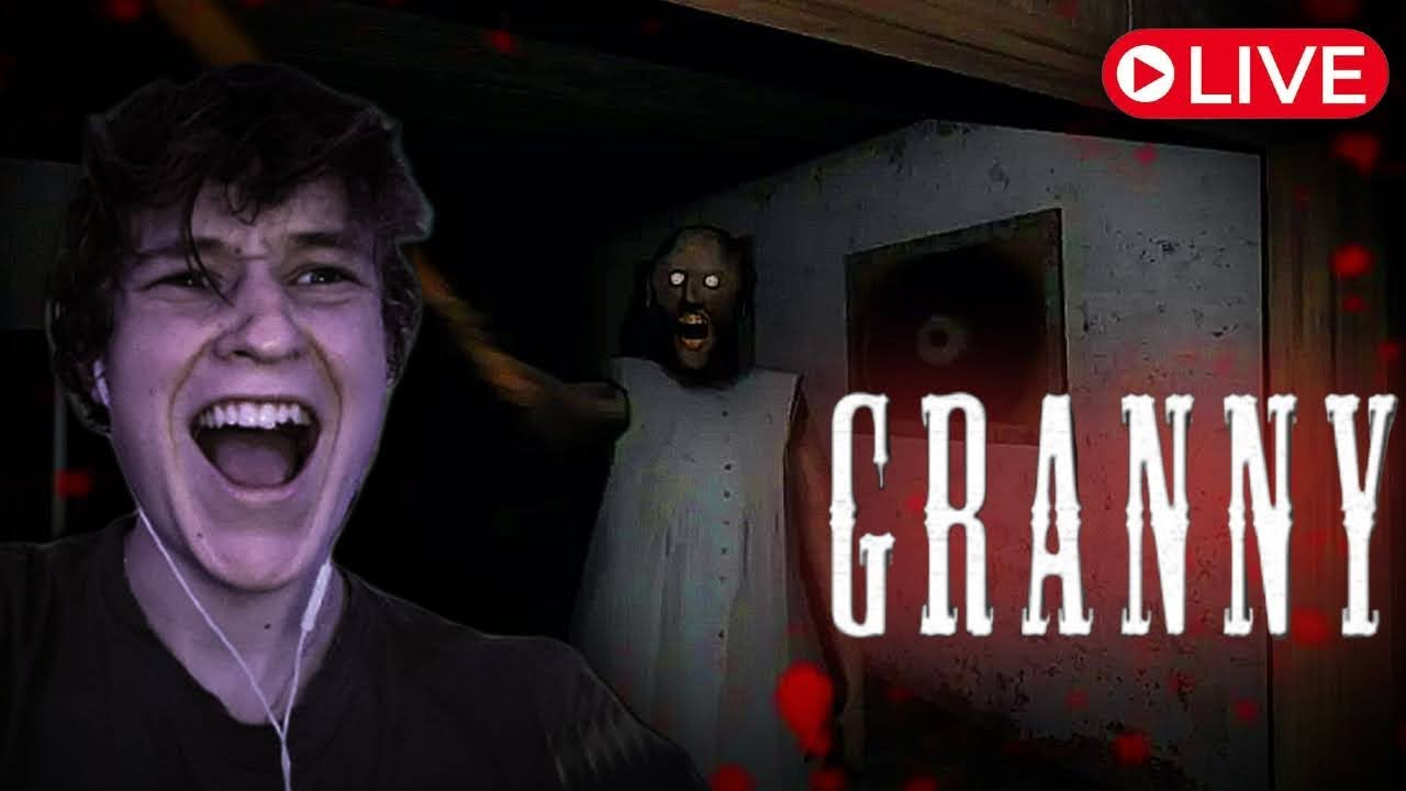 Trying to beat granny chapter 1 (live)