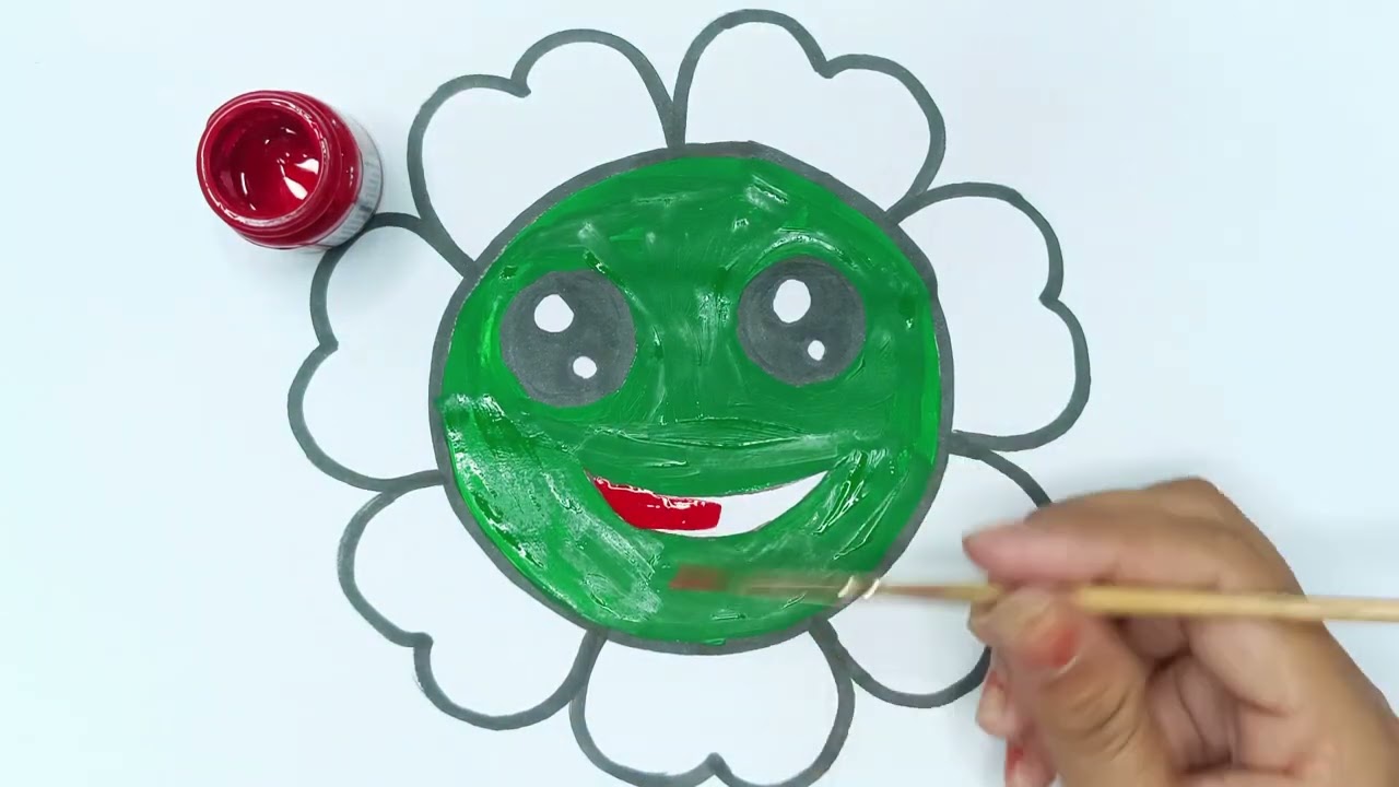 How to draw a Flower Step By Step | Flower Drawing