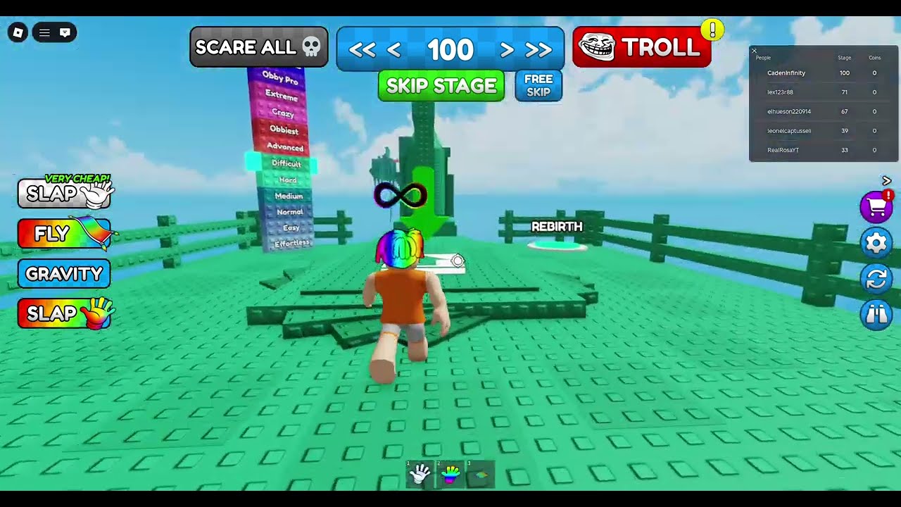 Playing  Impossible Wall Hop 2