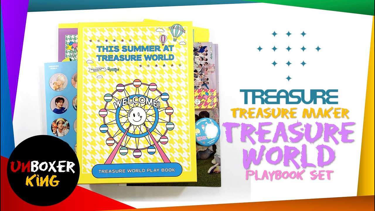TREASURE 트레저 || TREASURE WORLD PLAY BOOK || KPOP MERCH UNBOXING
