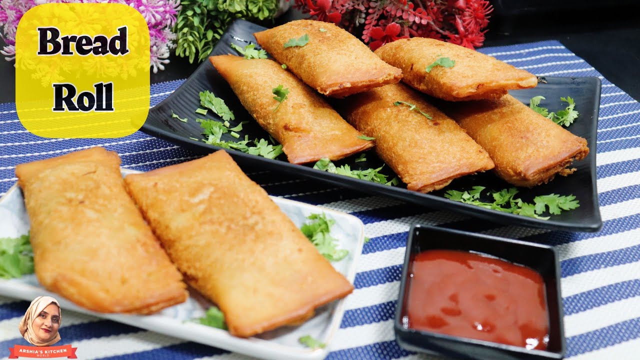 Bread Roll | Chicken Vegetable Roll | Arshia's Kitchen World