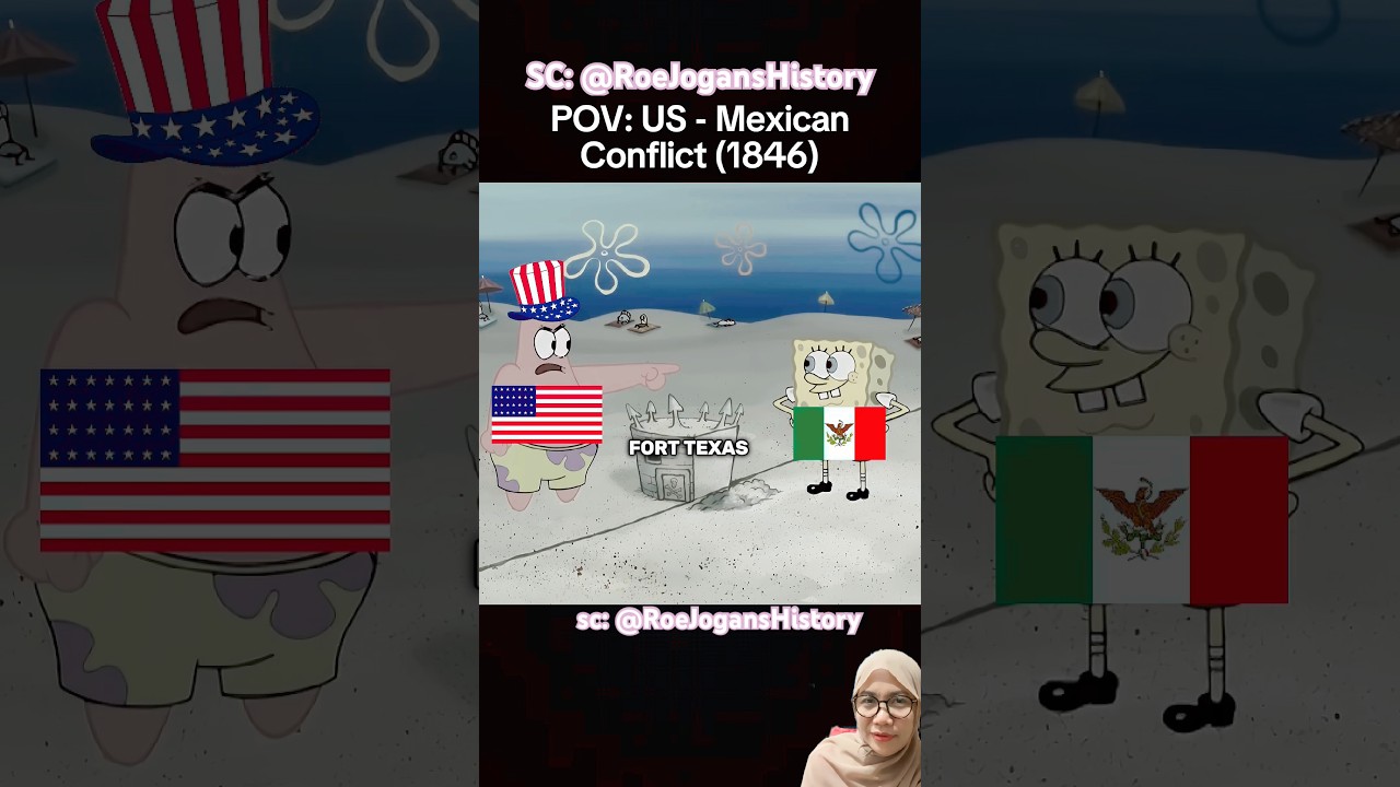 USA- Mexican Conflict 1846🔥 #history #education #memes #humour
